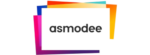 Asmodee Group logo, a leading publisher in the board game industry known for popular games like Catan and Ticket to Ride.