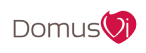 DomusVi logo, representing one of Europe's leading providers of elderly care and nursing home services, dedicated to senior well-being and assistance.