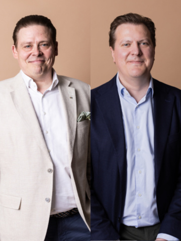 Kalle Pykala and Mikko Toivanen Illmatar CEO's portrait