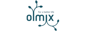 Olmix logo, representing a global leader in natural solutions for agriculture, animal health, and human nutrition, specializing in algae-based technologies.