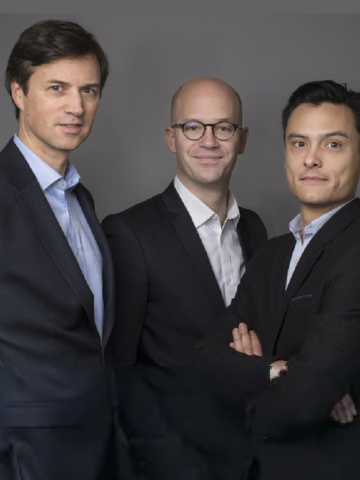 Quentin Perron, Nicolas Do Huu and Yann Gaston Mathe, Iktos CEO's portrait